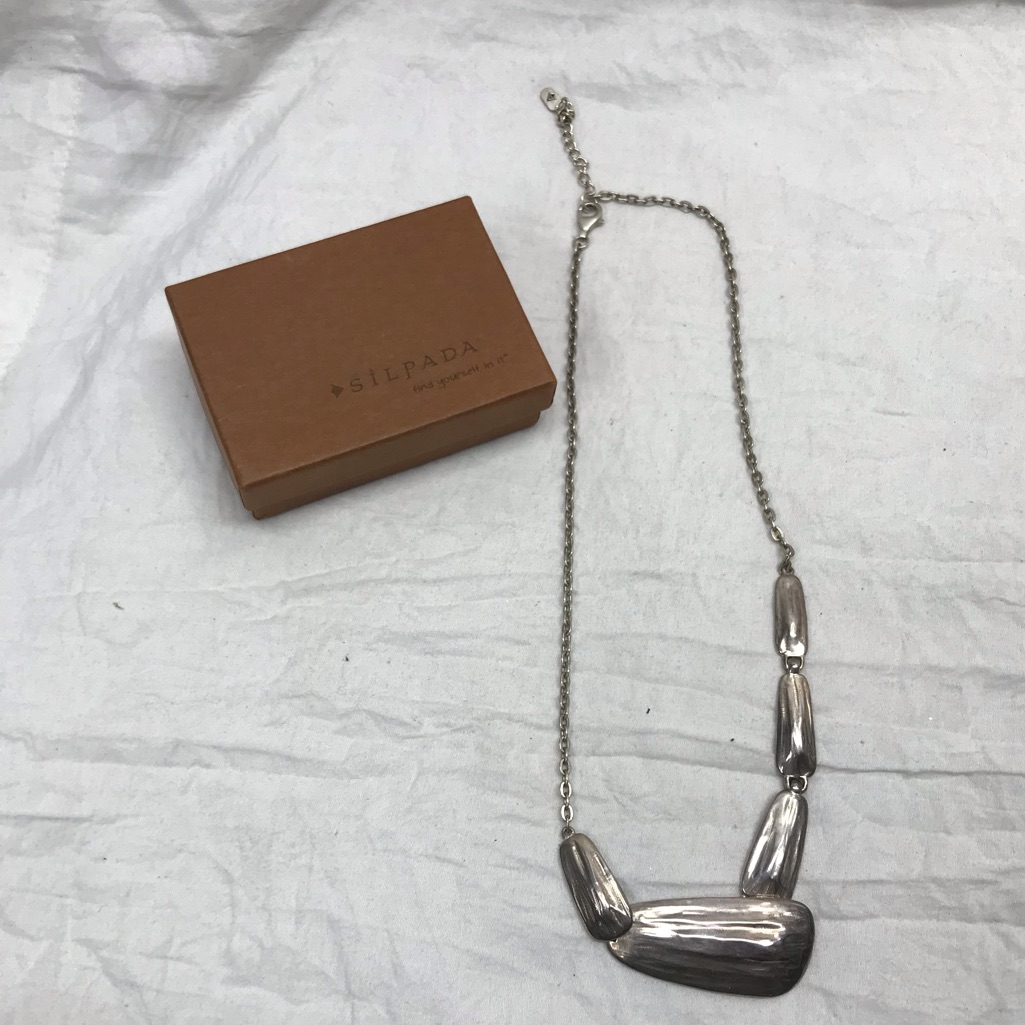Retired New Sterling Silpada Highlands Necklace N2920 75$
